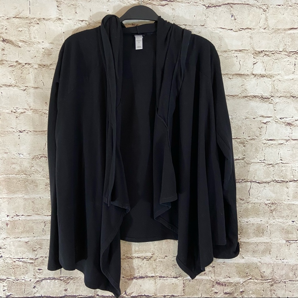 Black old navy open knit cardigan size small